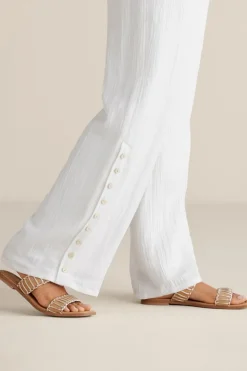 Oceo Gauze Wide-Leg Pants