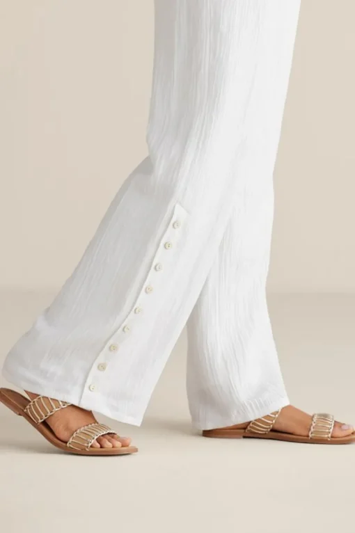 Oceo Gauze Wide-Leg Pants