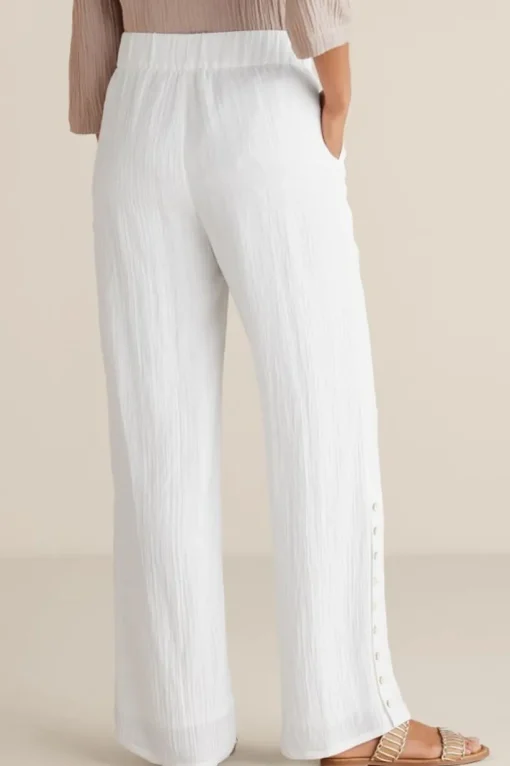 Oceo Gauze Wide-Leg Pants