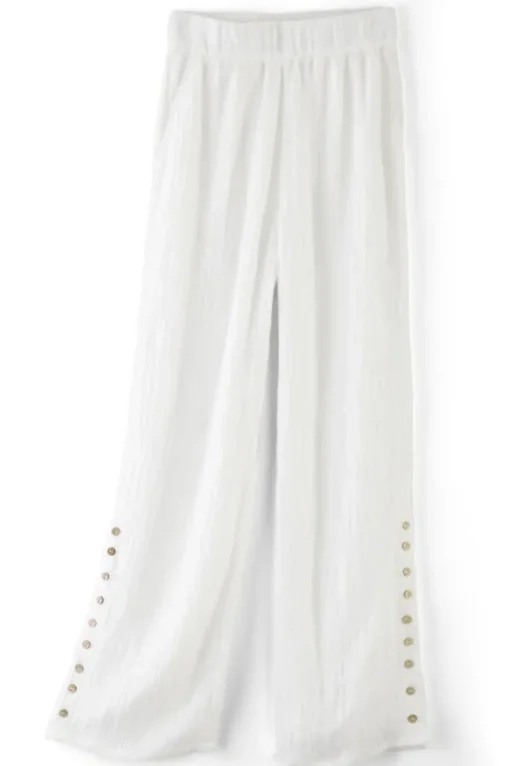 Oceo Gauze Wide-Leg Pants