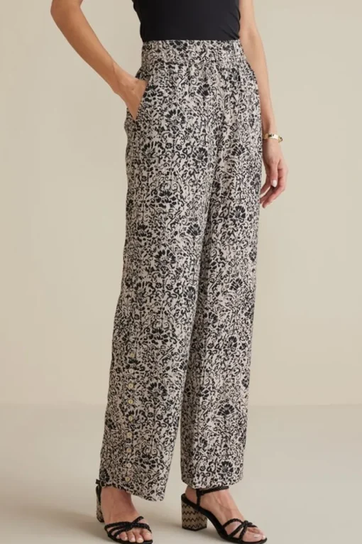 Oceo Gauze Wide-Leg Pants