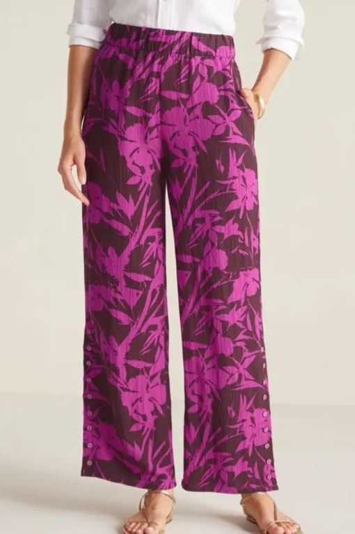 Oceo Gauze Wide-Leg Pants
