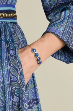 Odeta Lapis Stone Cuff