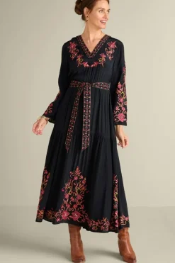 Onyx Embellished Maxi Dress