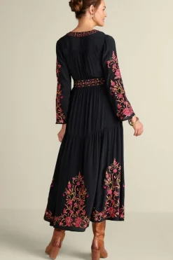 Onyx Embellished Maxi Dress