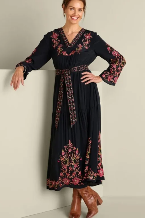 Onyx Embellished Maxi Dress