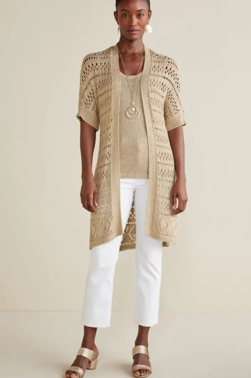 Opaline Shimmer Cardigan