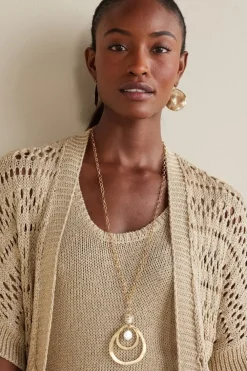 Opaline Shimmer Cardigan