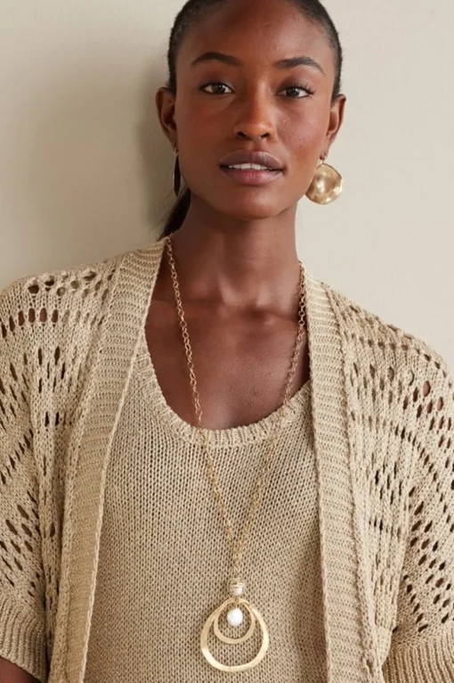 Opaline Shimmer Cardigan