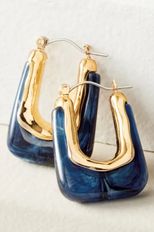 Parker Square Hoop Earrings