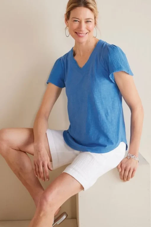 Philippa Gauze Sleeve Tee