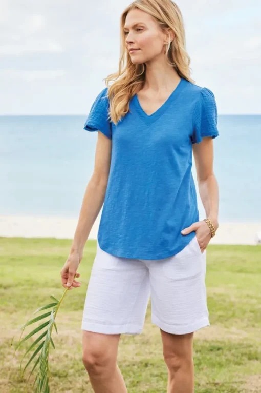 Philippa Gauze Sleeve Tee