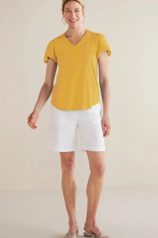 Philippa Gauze Sleeve Tee