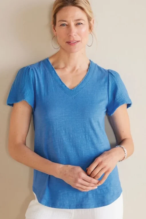 Philippa Gauze Sleeve Tee
