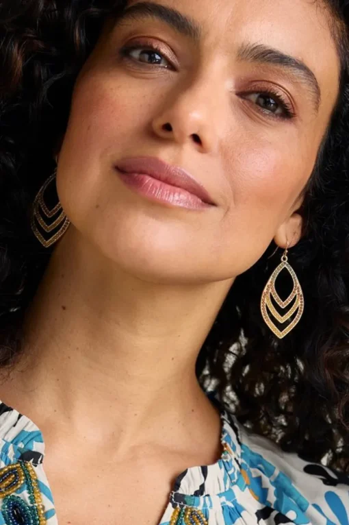 Pluma Drop Earrings