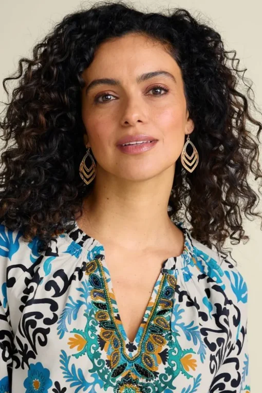 Pluma Drop Earrings