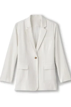 Portofino Linen Blend Boyfriend Blazer