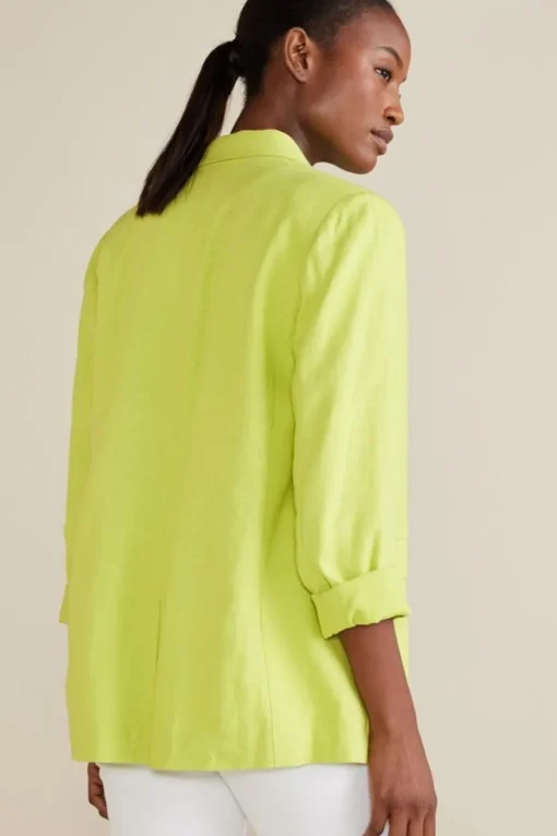Portofino Linen Blend Boyfriend Blazer