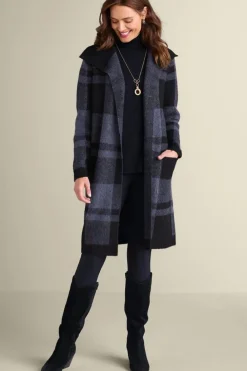 Posh Plaid Cardigan