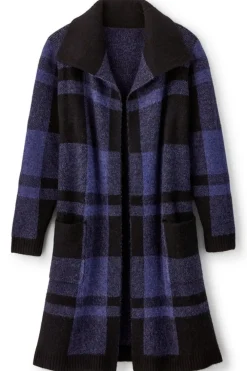 Posh Plaid Cardigan