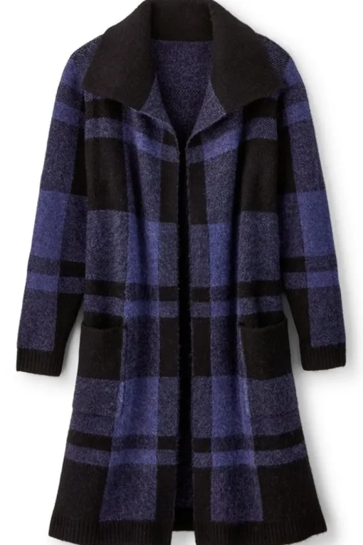 Posh Plaid Cardigan