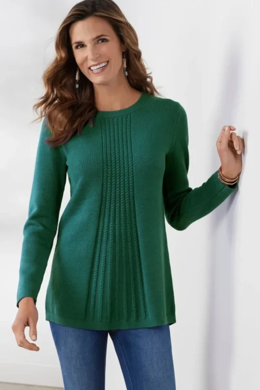 Priscilla Pullover Tunic Sweater