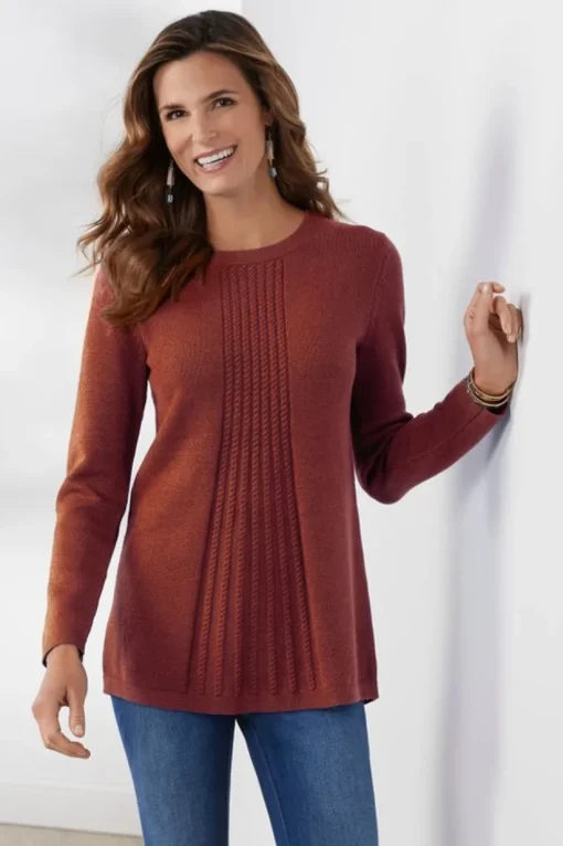 Priscilla Pullover Tunic Sweater