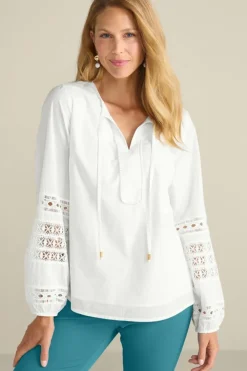 Prospera Lace Trim Top