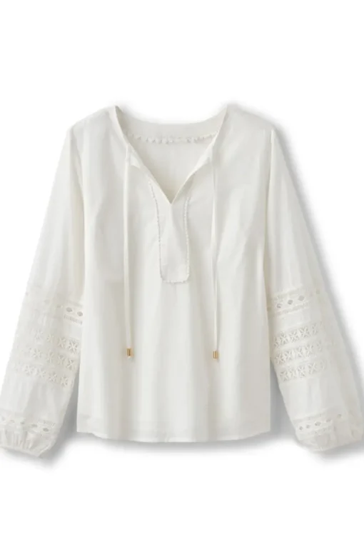 Prospera Lace Trim Top