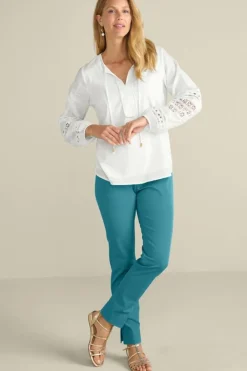 Prospera Lace Trim Top