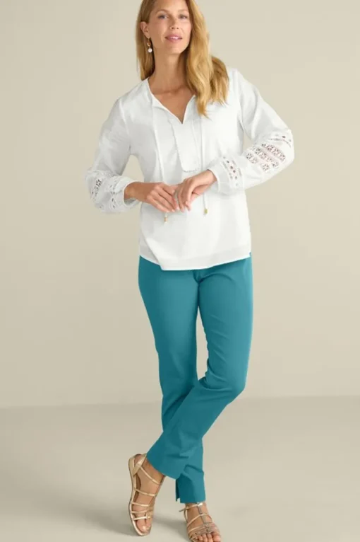 Prospera Lace Trim Top