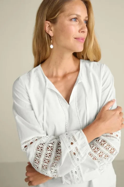 Prospera Lace Trim Top