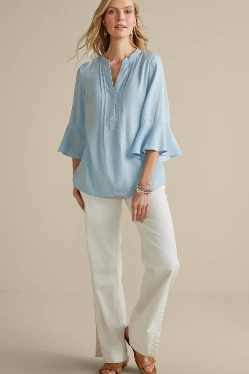 Raisa Linen Blend Top