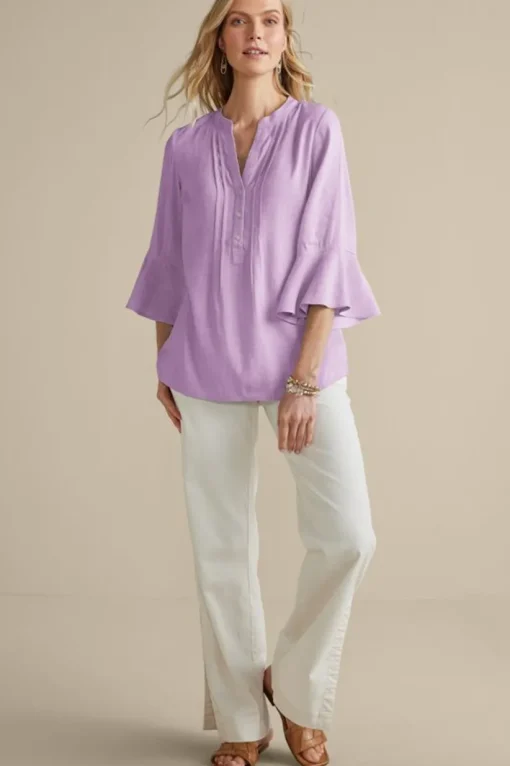 Raisa Linen Blend Top