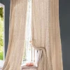 Raw Silk Woven Drapery Panel
