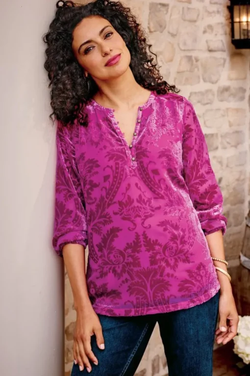 Reesha Velvet Top