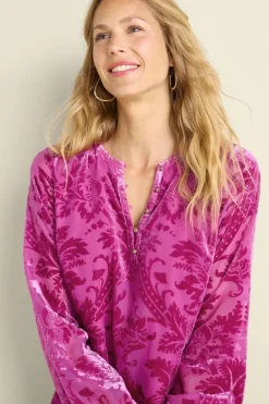 Reesha Velvet Top