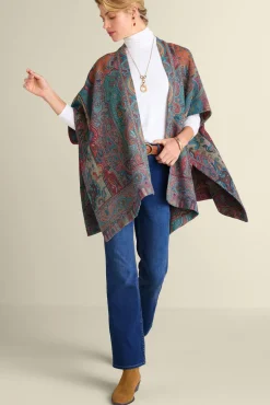Rhea Woven Kimono Wrap