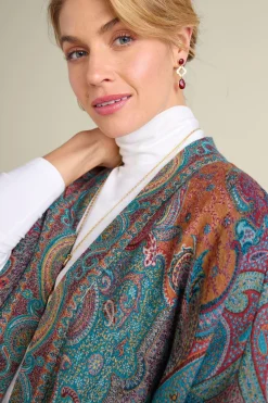 Rhea Woven Kimono Wrap