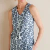 Roxie Printed Pointelle Tank