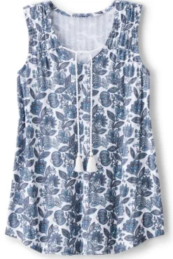 Roxie Printed Pointelle Tank