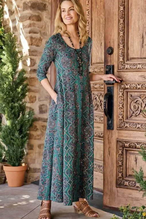 Santiago 3/4 Sleeve Dress