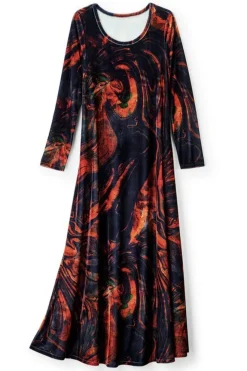 Santiago Stretch Velvet Dress