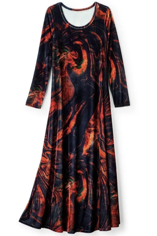 Santiago Stretch Velvet Dress