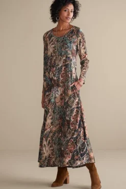 Santiago Stretch Velvet Dress