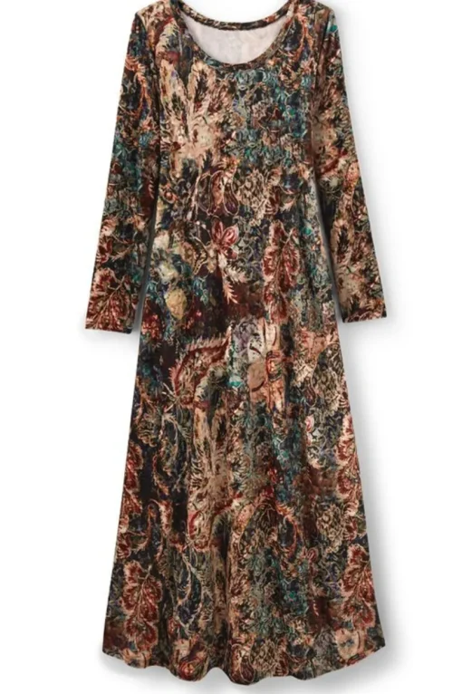 Santiago Stretch Velvet Dress