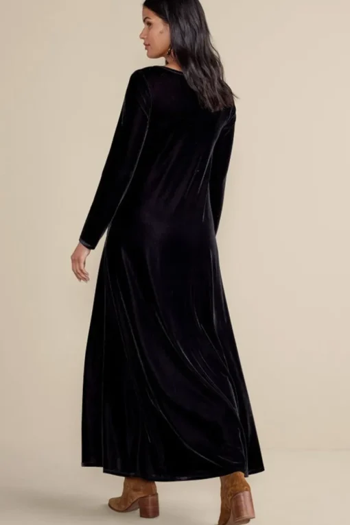 Santiago Stretch Velvet Dress