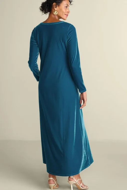 Santiago Stretch Velvet Dress