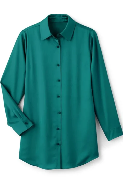 Satin Boyfriend Shirt