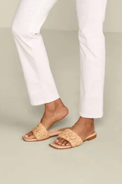 Schutz Ayla Raffia Slides
